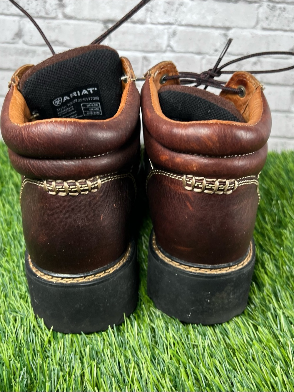 Ariat Canyon Women’s Lace-Up Brown Work Boots 10001254 Size 8.5 B FREE SHIPPING - Picture 4 of 9